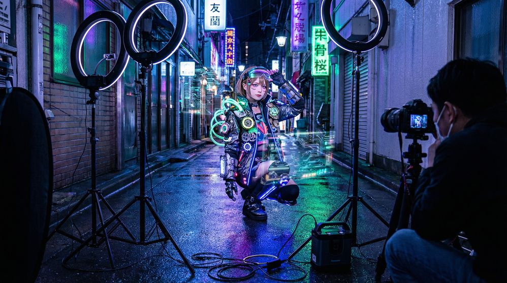 日本三级赛博朋克cosplay写真视频